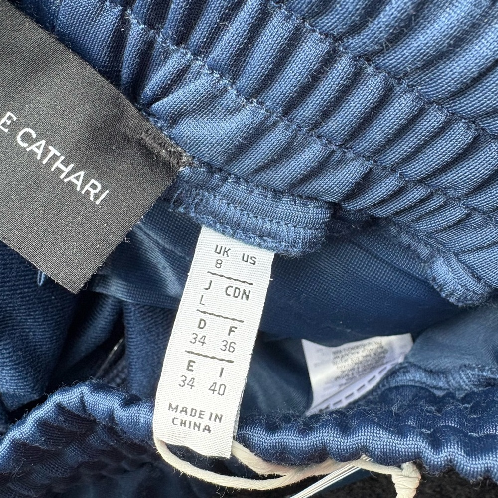 Adidas Danielle Cathari Navy Deconstructed Pants wide leg - Picture 5 of 5